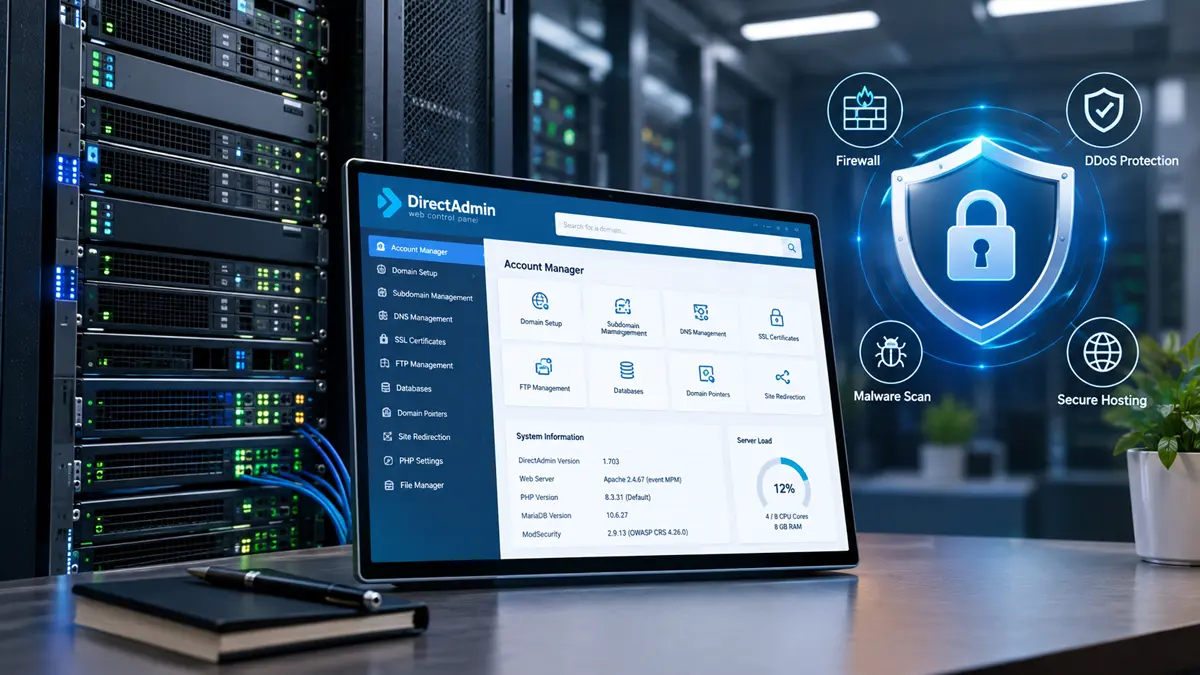 Infrastruktur server mandiri yang aman dan berkinerja tinggi